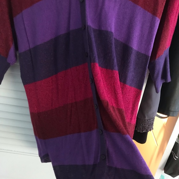 Express Button Up Back Light Weight Sweater Size L - Picture 4 of 8